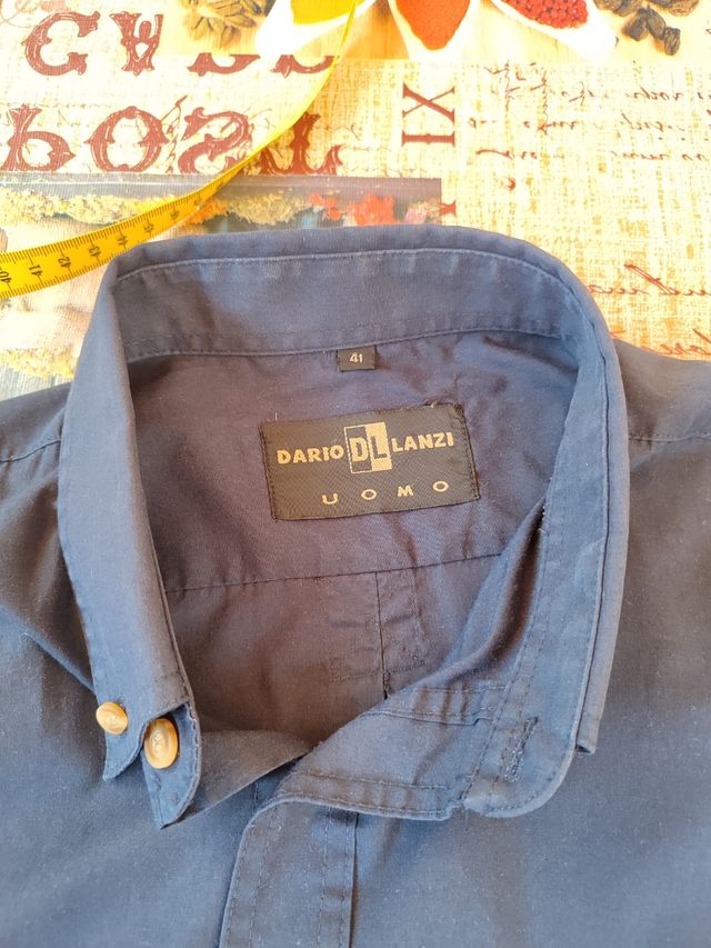 Camisa hombre manga larga, talla 41