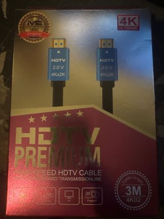 Cable premium HDMI 4K 2.0 - 3 metros 