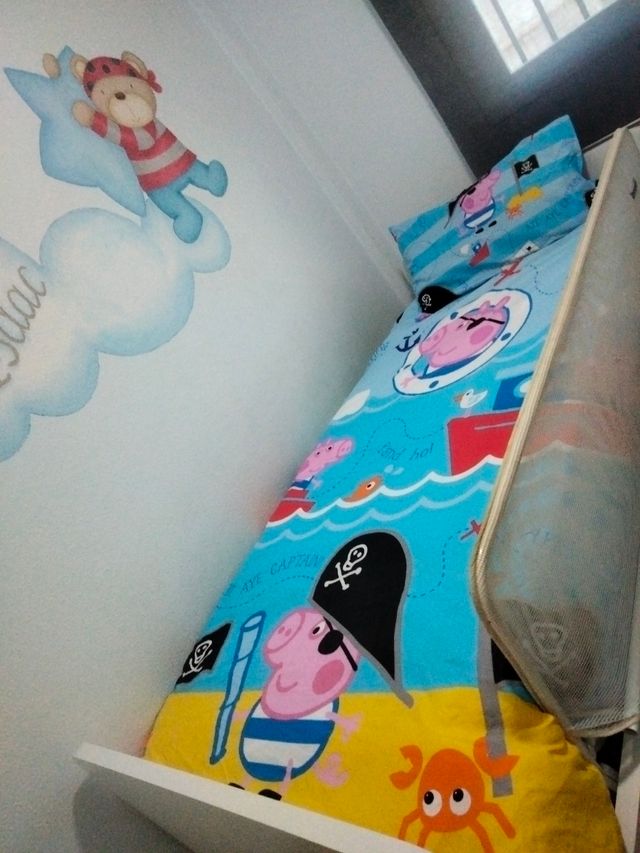 Funda nórdica reversible infantil Peppa Pig pirata