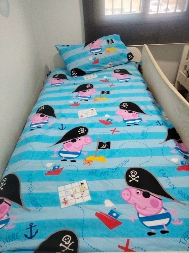 Funda nórdica reversible infantil Peppa Pig pirata