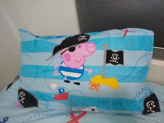 Funda nórdica reversible infantil Peppa Pig pirata
