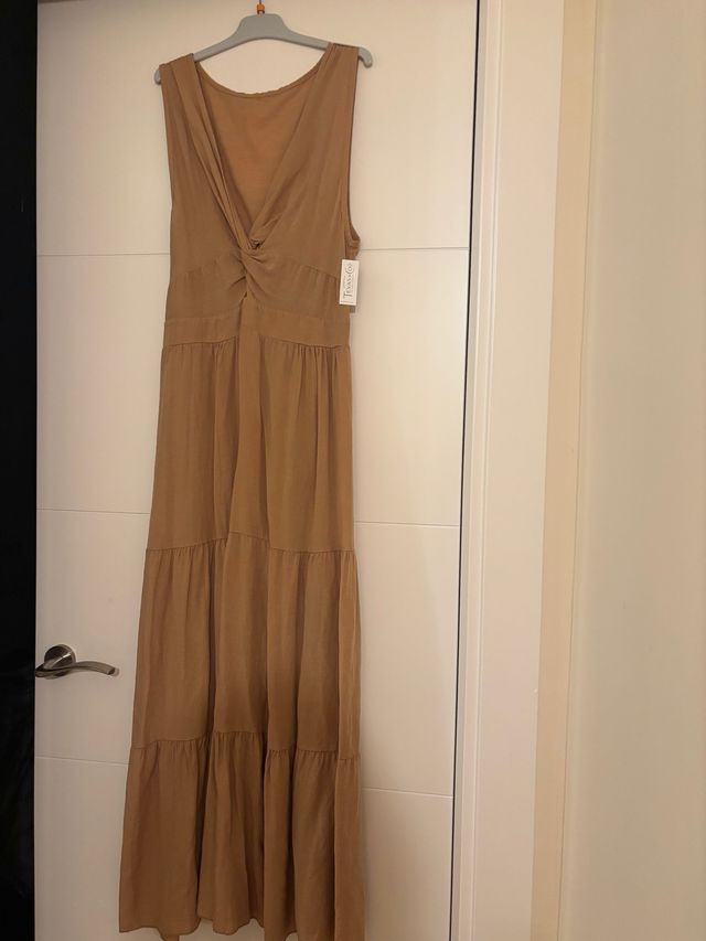 Vestido Tevas&Go marrón - Talla L