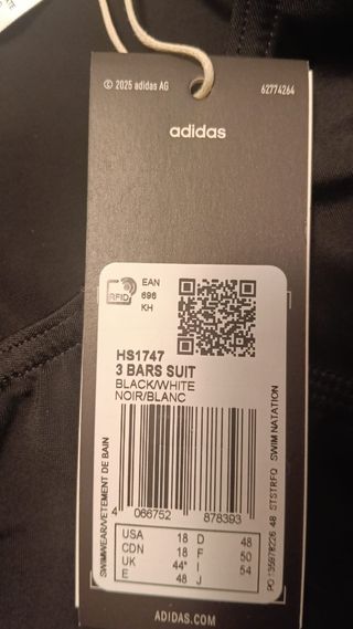 Bañador Adidas negro
