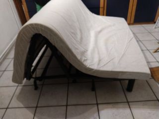 Sofá cama naranja plegable