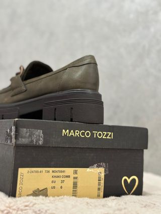 Mocasines MARCO TOZZI - Verde Oliva