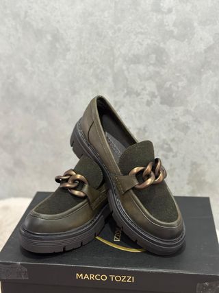 Mocasines MARCO TOZZI - Verde Oliva