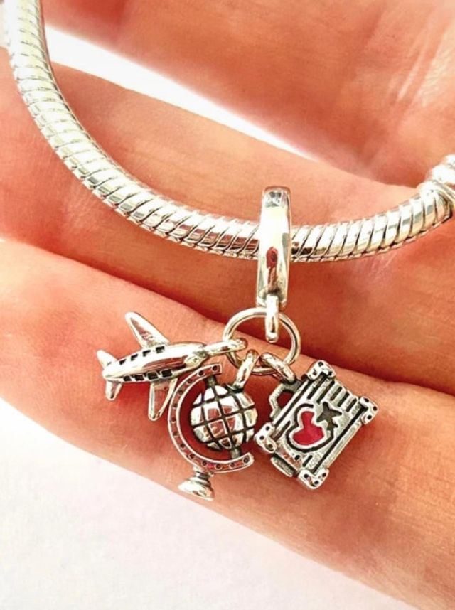 Charm | avión, globo, maleta