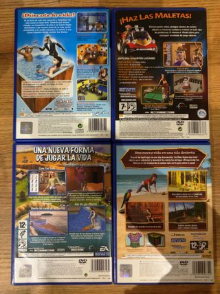 Pack x4 Los Sims [Videojuegos PS2]