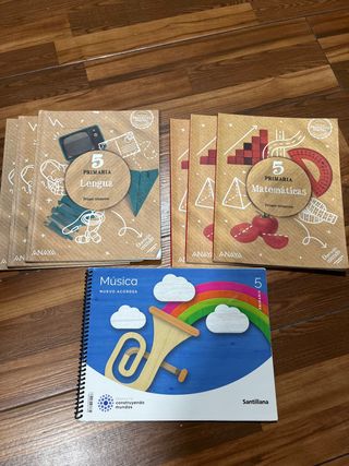 Libros de texto de 5 de primaria