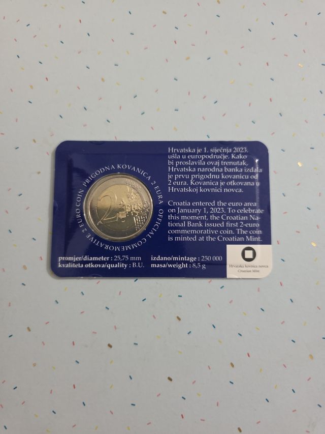 Moneda 2€ Croacia 2023