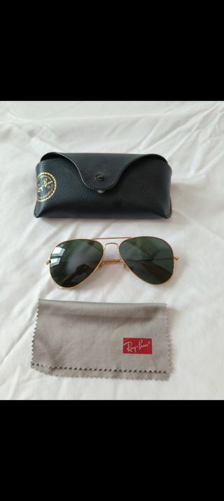 Gafas Ray-Ban Aviator originales con funda