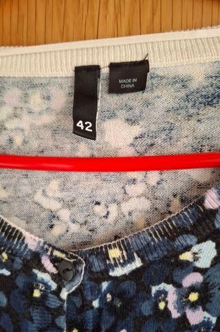 Chaquetilla flores - talla única