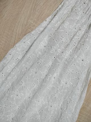 Vestido blanco ibicenco verano sexy bordado playa