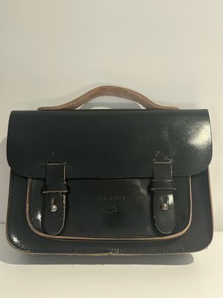 Bolso Zara Girls piel negra