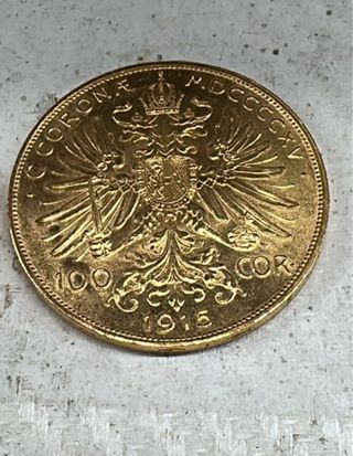 Moneda oro Austria 100 coronas