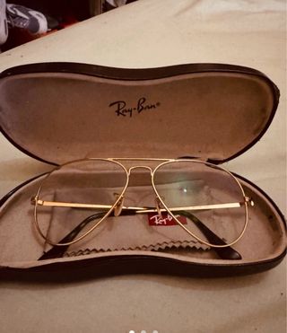Gafas Ray-Ban Aviator Optics Doradas