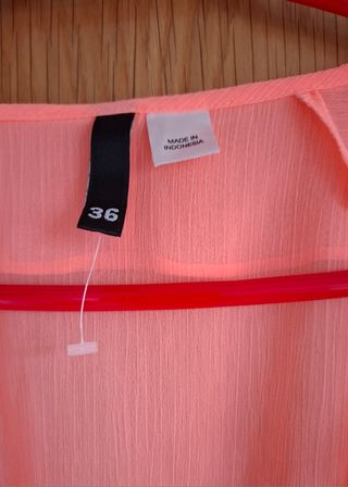 Blusa Rosa Talla M - Nueva