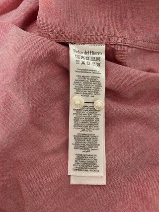 Camisa Pedro del Hierro XXL - Rosa