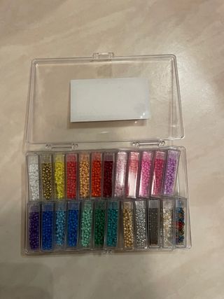 Set perline vetro Avec - 24 colori