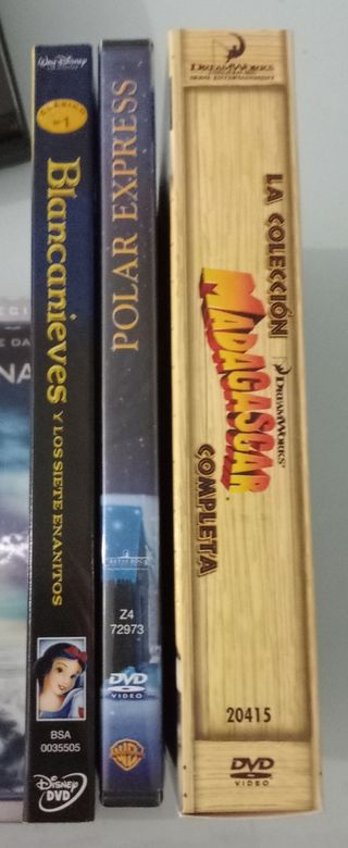 Blancanieves, Polar Express, Madagascar 1 y 2