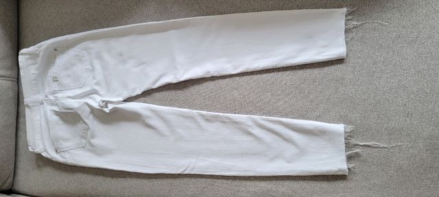 Pantalones vaqueros blancos mujer