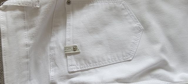 Pantalones vaqueros blancos mujer