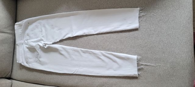 Pantalones vaqueros blancos mujer
