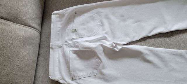 Pantalones vaqueros blancos mujer