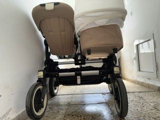 Bugaboo gemelar: Carro impecable