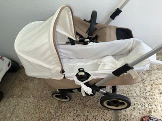 Bugaboo gemelar: Carro impecable
