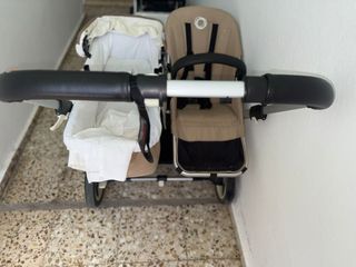 Bugaboo gemelar: Carro impecable