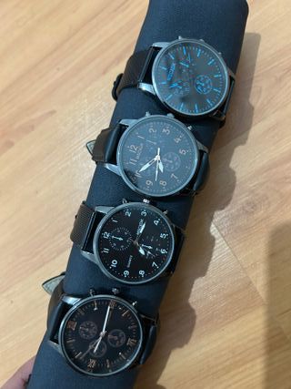 4 Relojes MSCXDK negros 
Te pagas solo3 una gratis