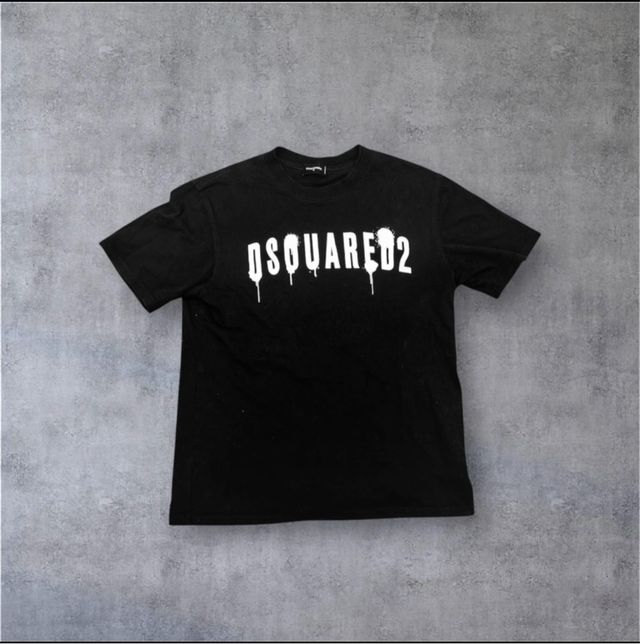 Dsquared2 T-Shirt nera - Maglietta Spray