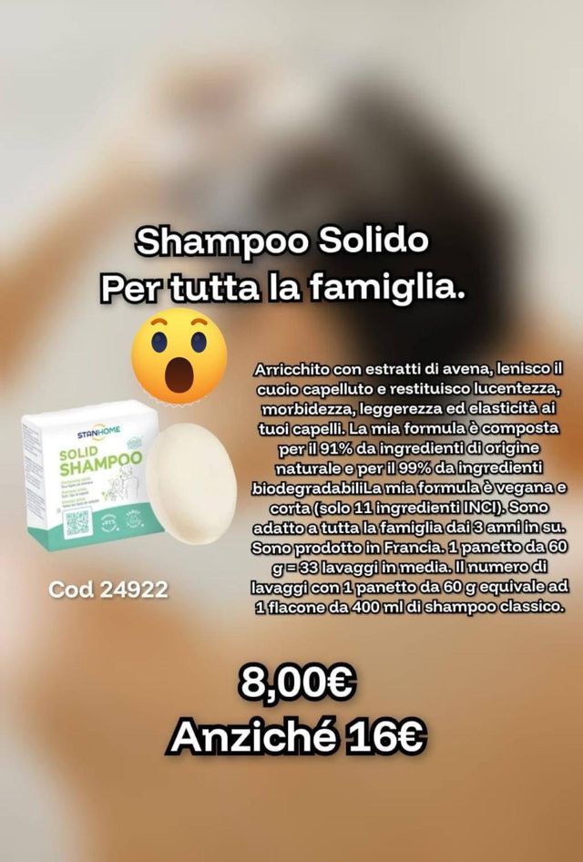 Shampoo solido Stanhome 60g