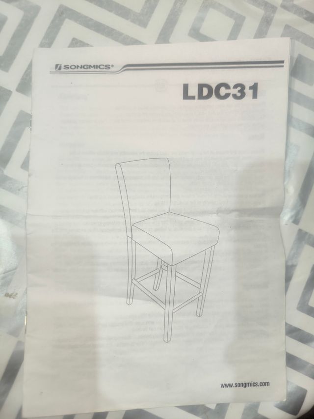 Taburete bar SONGMICS LDC31 marrón