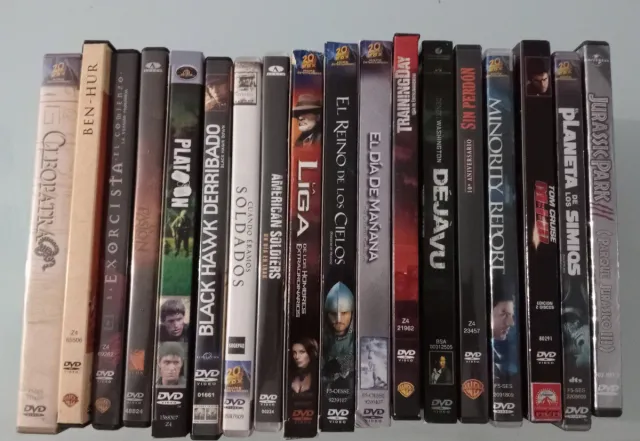 18 DVDs - Acción, Drama, etc