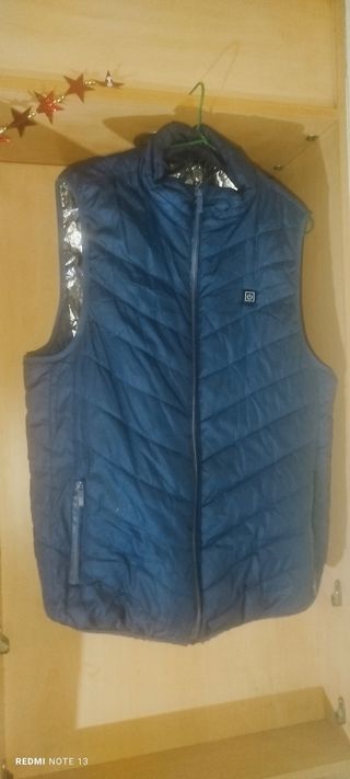Chaleco térmico azul para hombre