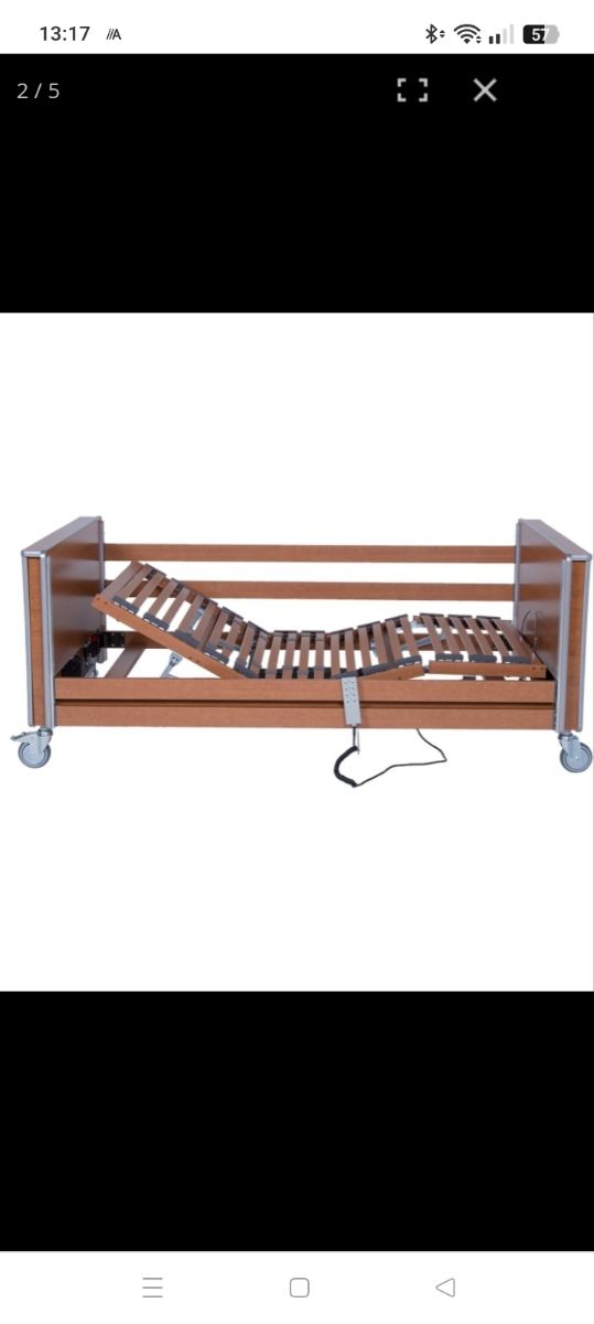 Cama articulada eléctrica con colchón