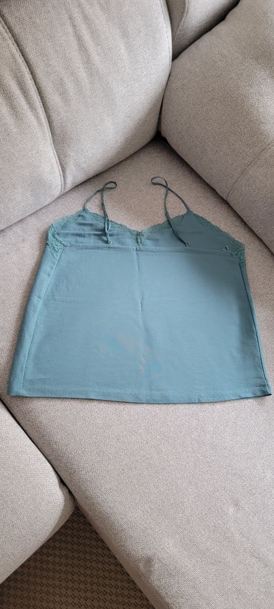 Top lencero de encaje - Teal