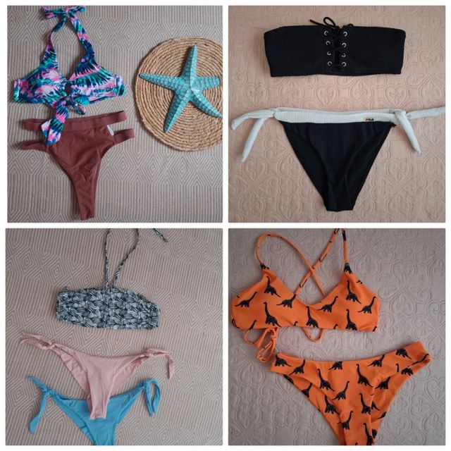 4 Bikinis varios estilos
