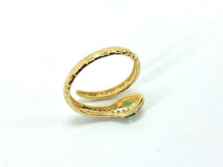 anillo oro 18k con piedra con circonita