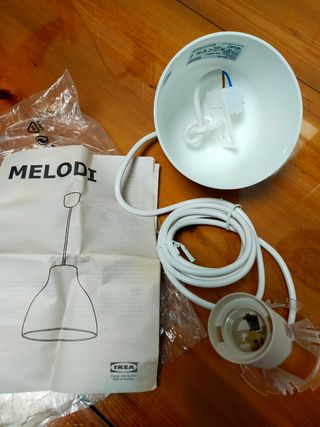 Aplique de lampara Ikea Melodi - Blanca NUEVO 