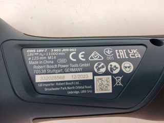 radial bosch gws 18v-7