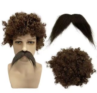 Peluca y bigote