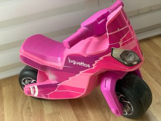 Moto correpasillos rosa Juguetos