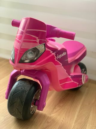 Moto correpasillos rosa Juguetos