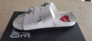 Sandalias Love Moschino Blancas