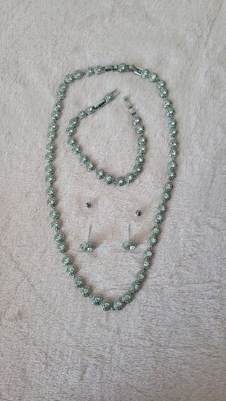 Conjunto Swarovski Collar y Pulsera 