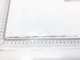 pulsera plata 925mm con piedra con circonita