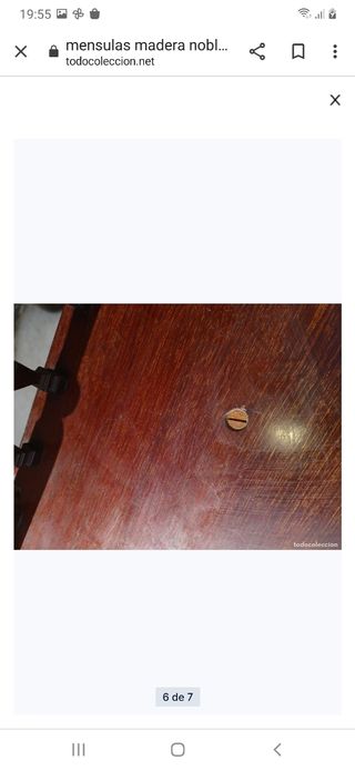 Mensulas madera noble antiguas